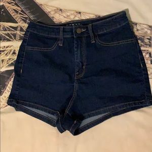 Denim shorts